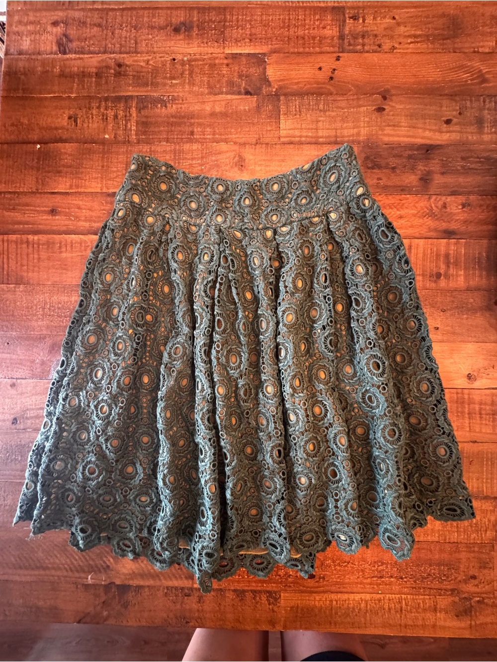 ANTHRO | MOULINETTE SOUERS Crochet A-Line Skirt‎